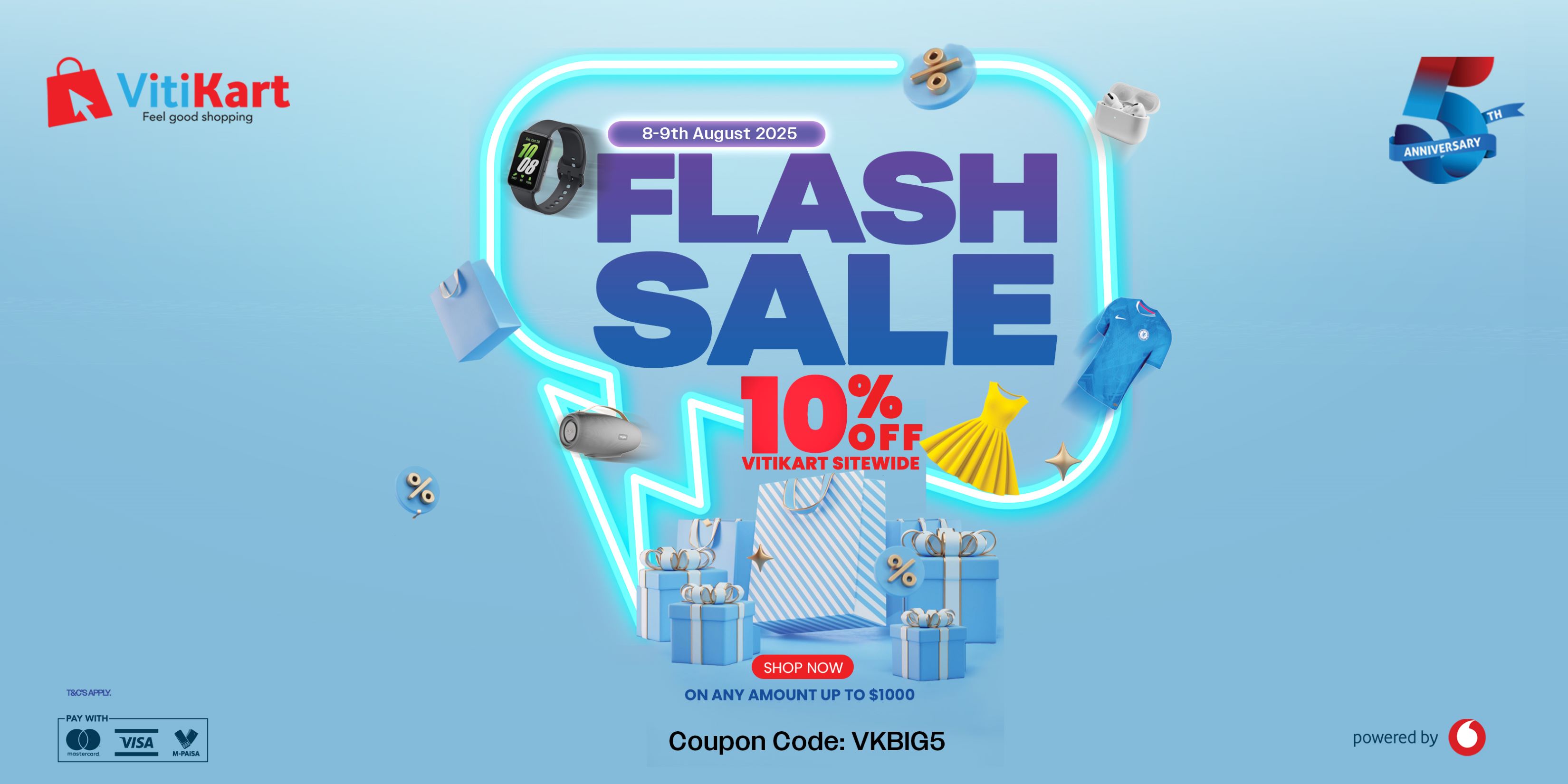 VitiKart's 5th Anniversary Flash Sale