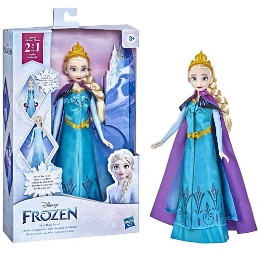 Disney Frozen Elsa s Royal Reveal Elsa Doll with 2 in 1 Fashion Change Fashion Doll Accessories