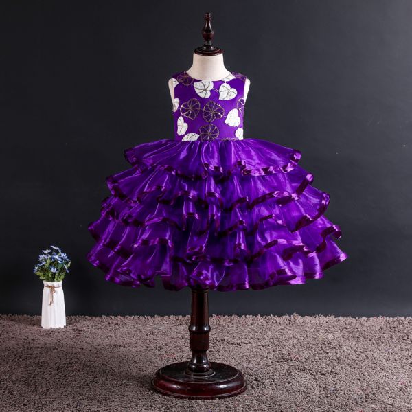 purple party dress for baby girl