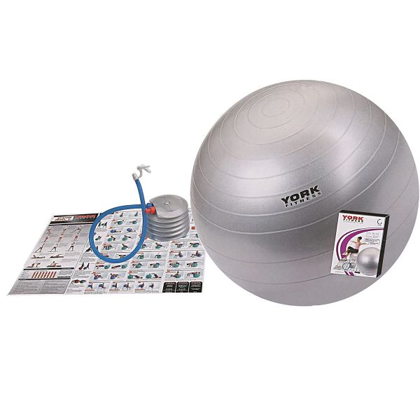 York 55cm Anti Burst Gym Ball C.D