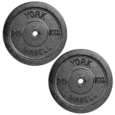 YORK CAST IRON PLATE 25KG x2