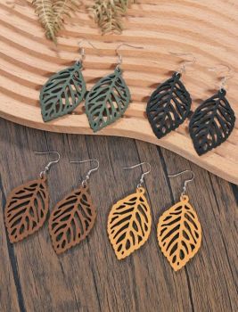 BOCAR Wooden Earring