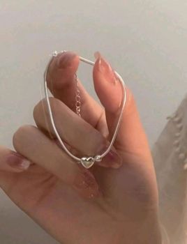 Heart Pendant Bracelet