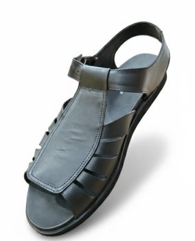RED CHIEF REAL LEATHER SANDAL BLK RC4160