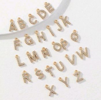Gold Alphabet Letter Pendant