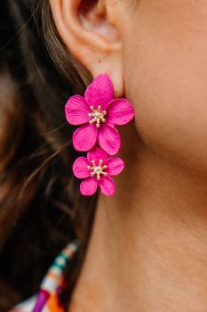 Flower Design Earring