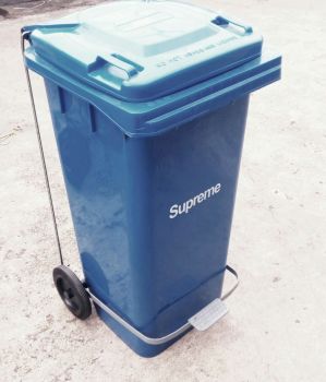 240L INDUSTRIAL DUST BIN WITH WHEELS