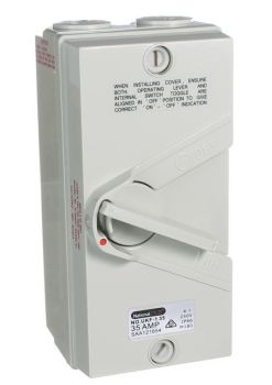 Electrical - Single Pole 35AMP 250V Isolator Switch.