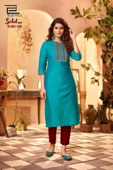 Blue Hills Kurti- Blue– 4XL