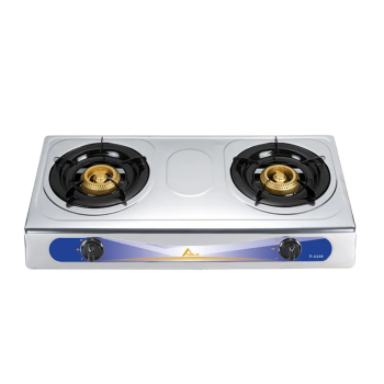 2 burner stainless steel gas stove. $55
