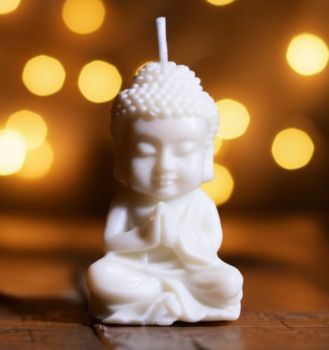 Namaste Buddha Candle 