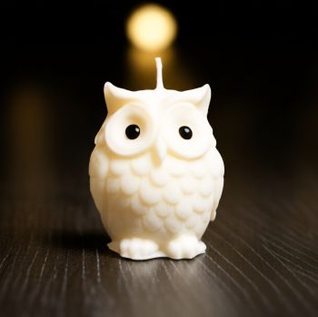 Owl Candle 