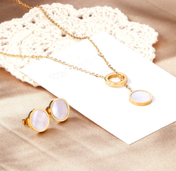 Stainless Korean Design Jewelry Set
