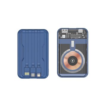 Transparent Magnetic Wireless 22.5W Power Bank
