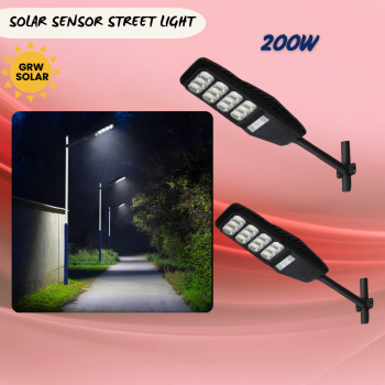 200W Solar Sensor Street Light
