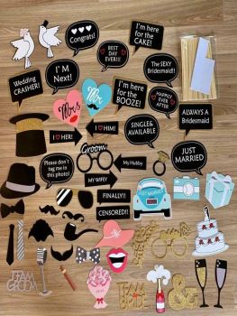 Wedding Decorative Photo Prop (52 piece)