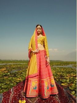 2005-Lehenga-Yellow & Orange  -XXL