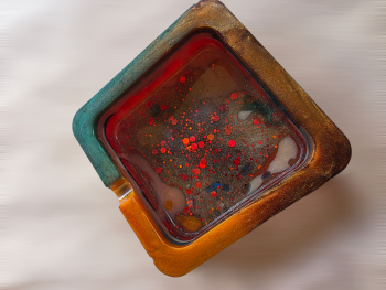 Handmade Resin Ashtray 