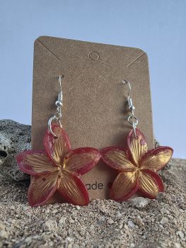 Frangapani Handcrafted earrings 