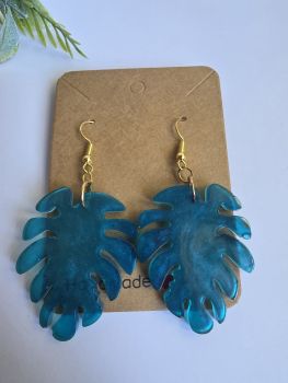 Fiji Day Resin Handmade Earrings