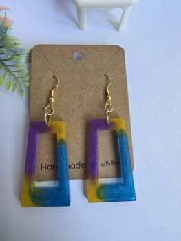 Colorful Resin Earring Collection