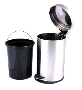 Stainless Steel Dust Bin + + 20L