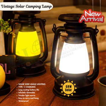 Vintage Solar Camping Light - 8249-83