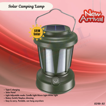 Solar Camping Lamp - 8249-92
