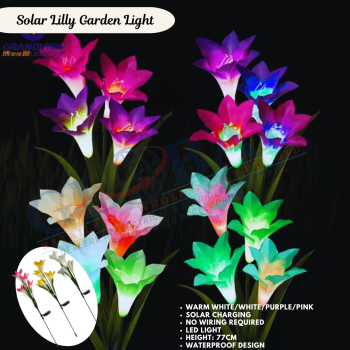Solar Lilly Garden Light 
