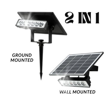 Ultra-Thin Solar Wall & Spike Light ⭐ (8208)