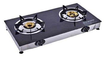 Glass Top 2 Burner Gas Stove