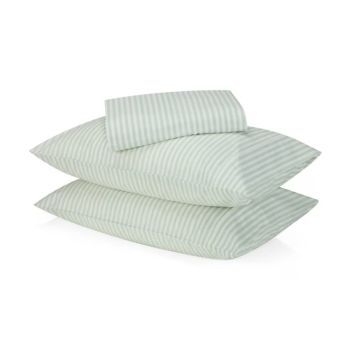 250 thread count - Stripe Cotton Sheet Set -  Green