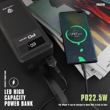 Lenyes PX521D : High Capacity Fast Charging Powerbank
