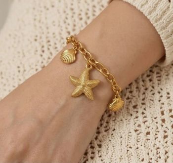 18K Gold Plated Island Bracelet #04