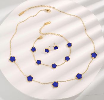 18k Gold Plated Daily Wear Stainless set # j02