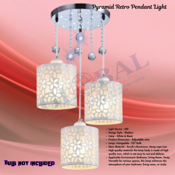 Pyramid Retro Pendant Light- 2202-29