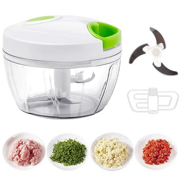 Manual Food Chopper,Easy Pull Food Processor Vegetable