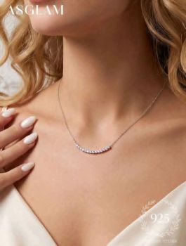 S925 Sterling Silver Clavicle Necklace