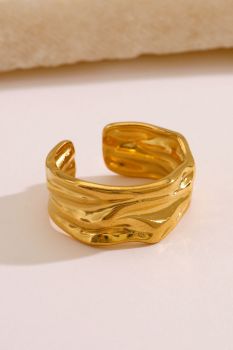 Stainless Steel Non Tarnish Open Cuff Rings