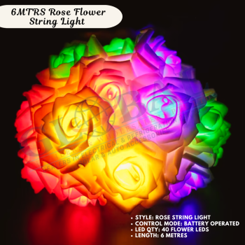 6MTRS Rose Flower String Light
