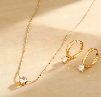 18K Gold Plated Jewelry Set #GP01