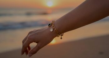 Layered Roman Numeral Bracelet SS