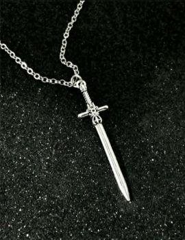 Vintage Gothic Style Cross Sword Necklace