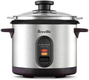 BREVILLE 7CUP SET & SERVE RICE COOKER