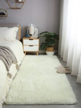 Solid Color Plush Carpet