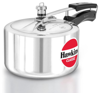 Hawkins Classic 3 Litre Inner Lid Aluminium Pressure Cooker, 