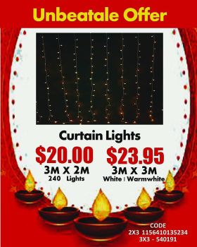 Diwali Curtain Light -2M X 3M