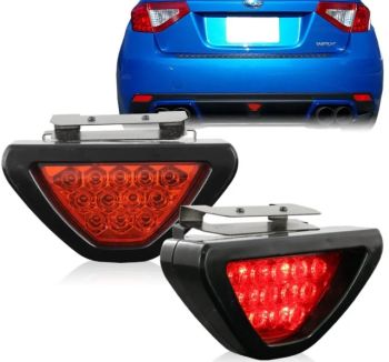  Brake Tail Light LED Warning Triangle Red