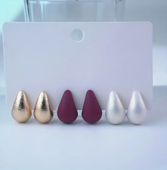 Teardrop Earring Set #09