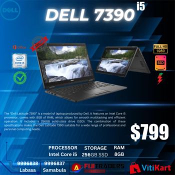 Dell Latitude 7390 Fast i5 Business Edition Laptop / 8GB / 256GB SSD